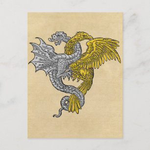 Postal Dragón dorado