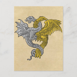 Postal Dragón dorado