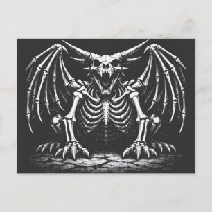 Postal Dragón Esqueleto por BurnsInHell