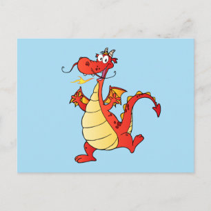 Postal Dragon Funny Happy