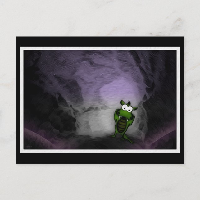 Postal Dragón inclinado (Anverso)