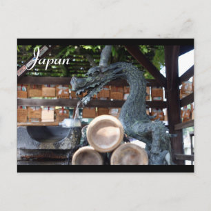Postal dragón japonés