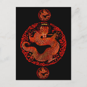 Postal Dragon King Postcard