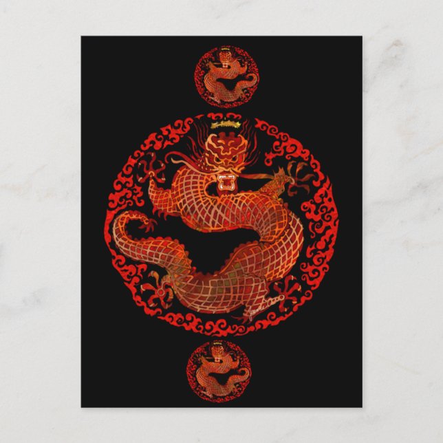 Postal Dragon King Postcard (Anverso)