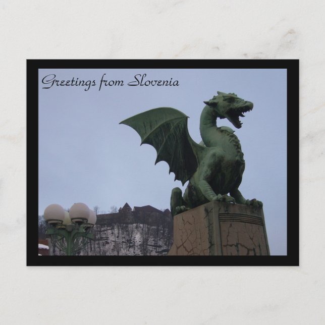 Postal dragon ljubljana (Anverso)