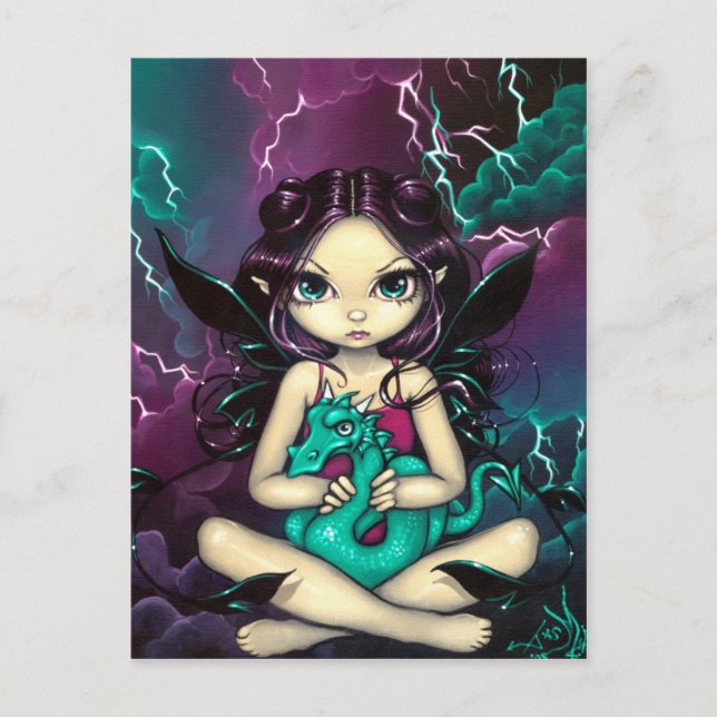 Postal "Dragón Mascota" (Anverso)