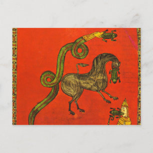 Postal Dragón medieval