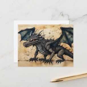 Postal Dragón negro