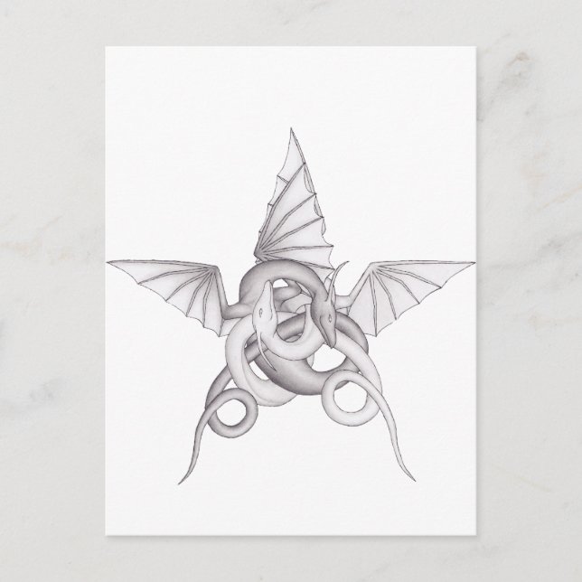 Postal Dragon Pentagram (Anverso)