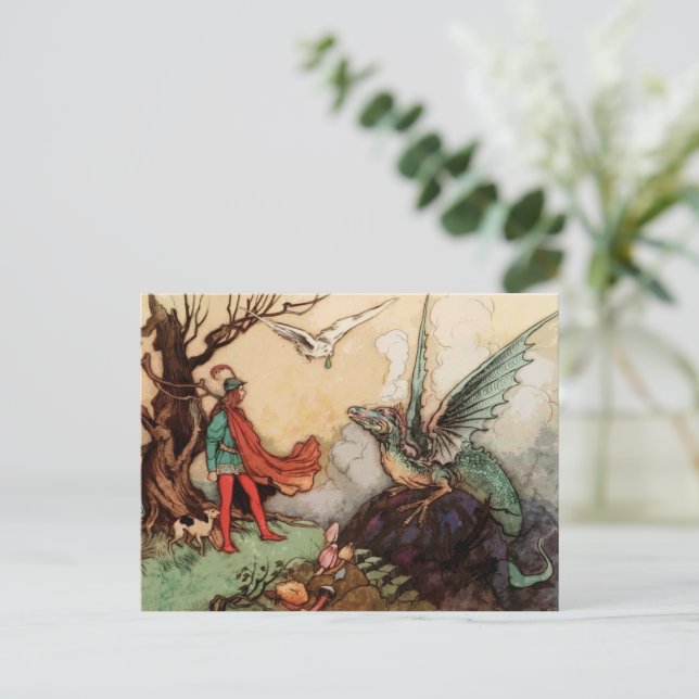 Postal Dragon Prince Postcard (Anverso de pie)