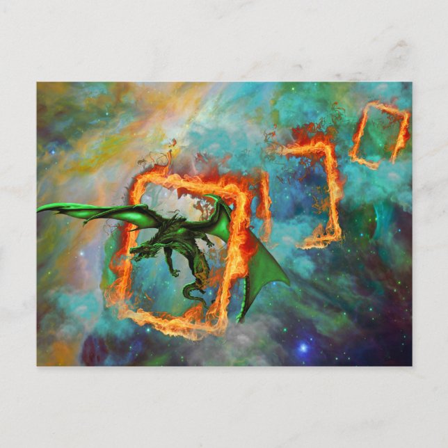 Postal Dragon Race (Anverso)