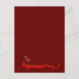 Postal Dragón Rojo