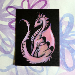 Postal Dragón Rosa