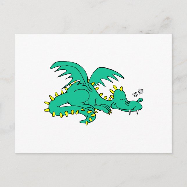 Postal Dragon Sleeping (Anverso)