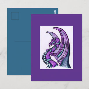 Postal "Dragón sonriente"