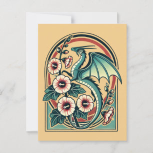 Postal Dragón Vintage