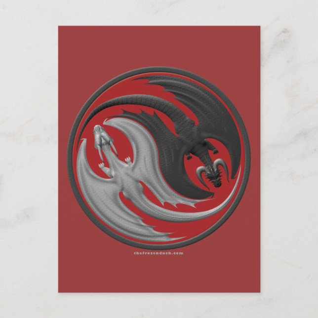 Postal Dragon Yin-Yang (Anverso)