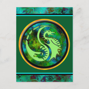 Postal Dragon Yin Yang