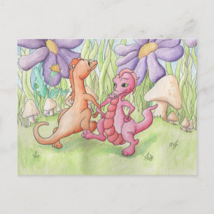 Postal Dragones del baile