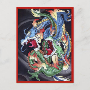 Postal Dragones dobles