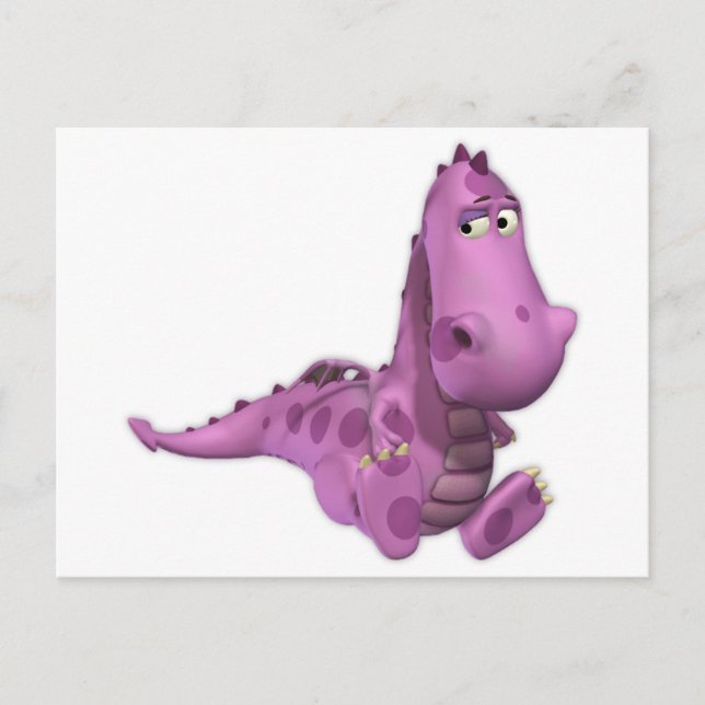 Postal Dragones para Personalizados bebés: Smoky (Anverso)