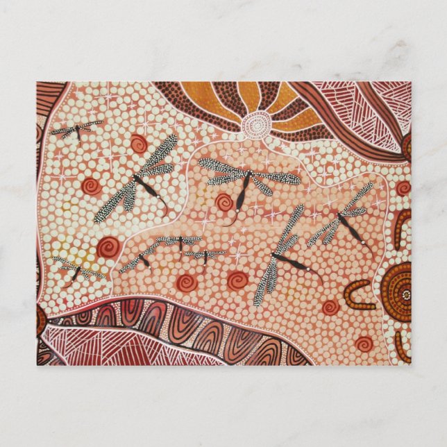 Postal Dragonflies of the Desert Postcard (Anverso)