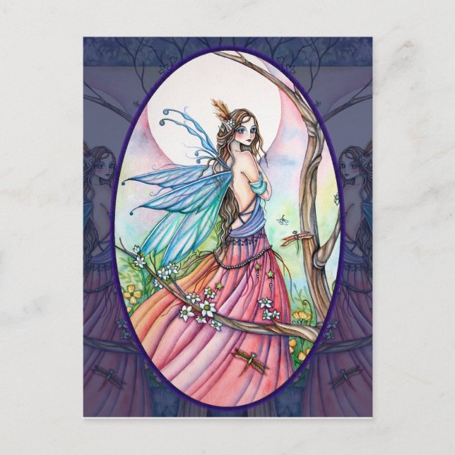 Postal Dragonflies Whisper - Postcard (Anverso)