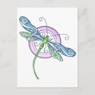 Postal Dragonfly caprichoso