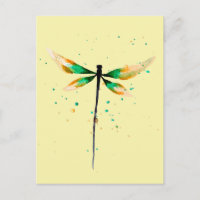 Dragonfly lindo ilustracion acuático