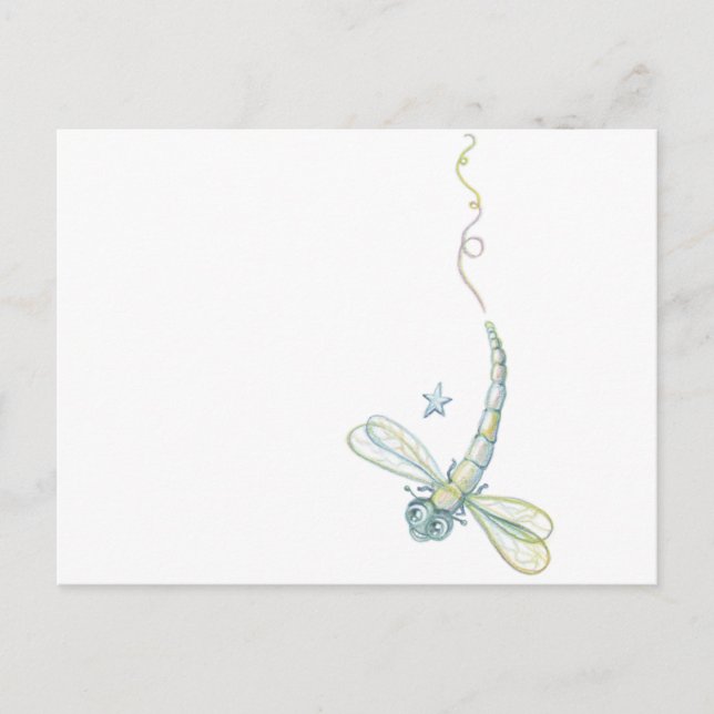 Postal Dragonfly soñador (Anverso)