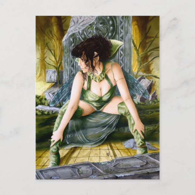 Postal Dragonfly Winged Elf (Anverso)