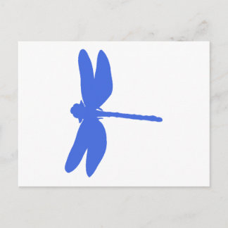Postal Dragonismo azul