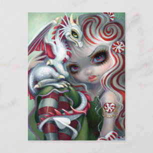 Postal "Dragonismo de menta"