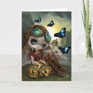 Postal "Dragonismo de relojería"