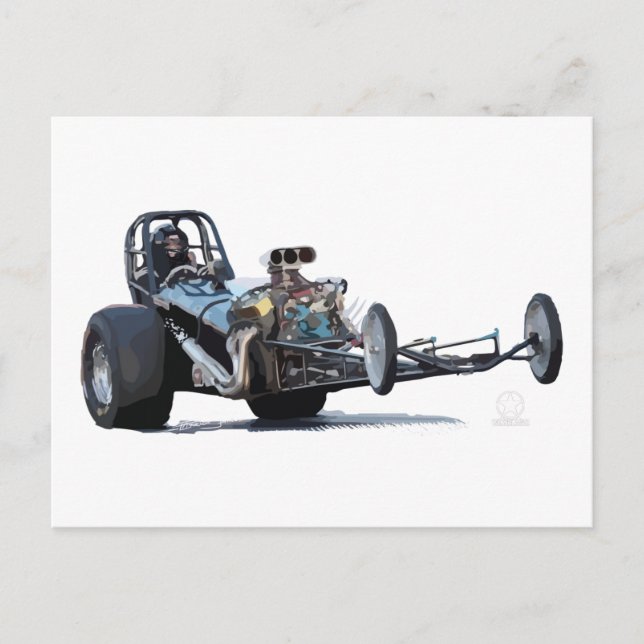 Postal Dragster Dragster Wheelie (Anverso)