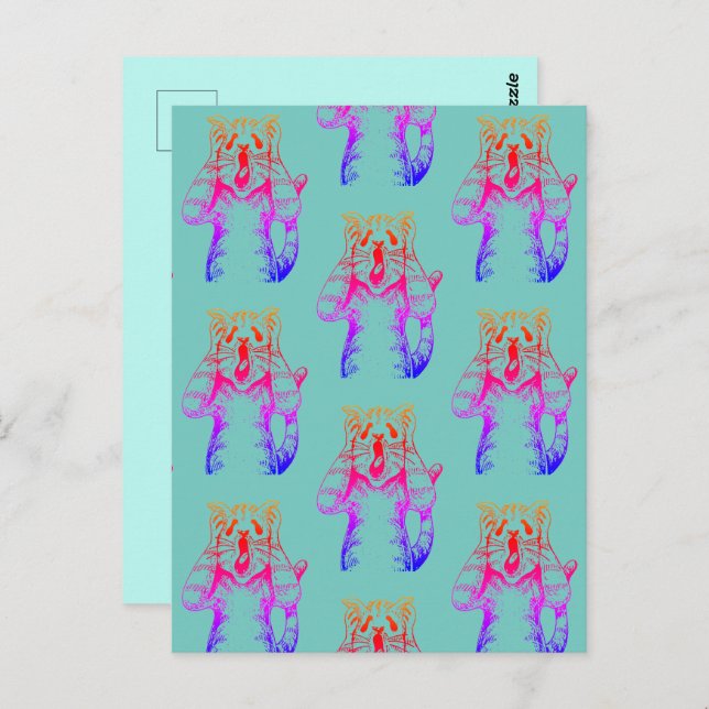 Postal DRAMA DE HORROR DE gótico, ALGUIEN MOVÍA LITTERBOX (Anverso / Reverso)