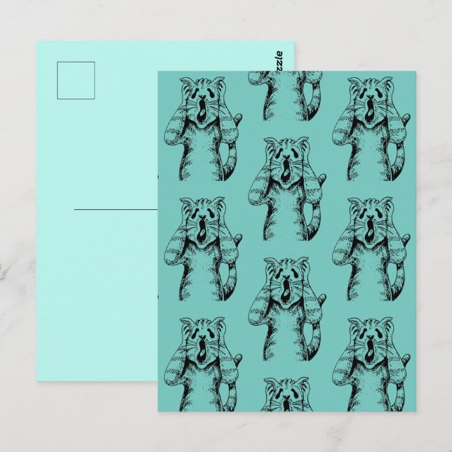 Postal DRAMA DE HORROR DE gótico, ALGUIEN MOVÍA LITTERBOX (Anverso / Reverso)