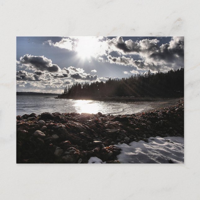 Postal Drama de la playa (Anverso)