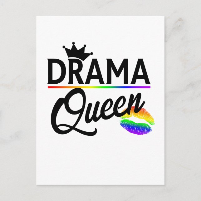 Postal Drama Queen | LGBTQ Pride (Anverso)