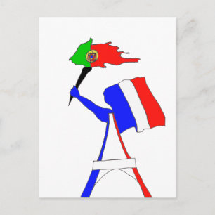 Postal DRAPEAU FRANCE PORTUGAL.png