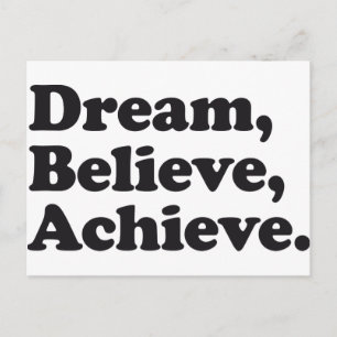 Postal Dream Believe Achieve