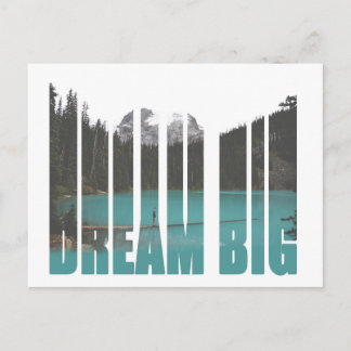 Postal Dream Big Typography