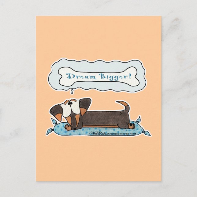 Postal Dream Bigger (Anverso)