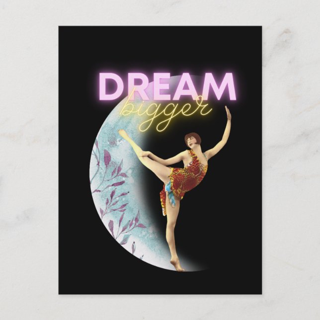 Postal Dream Bigger Vintage Ballet Dancer (Anverso)
