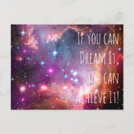 Postal Dream It Logra Cita Motivacional Galaxy Star