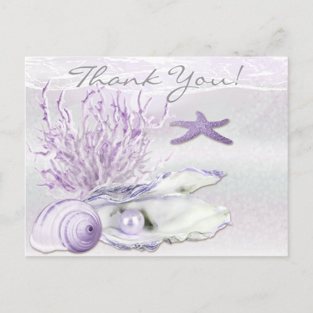 Postal Dream Shore Beach Orchid Gracias (Anverso)