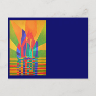 Postal Dreamboat Una Basura Cubista En Los Colores Primar