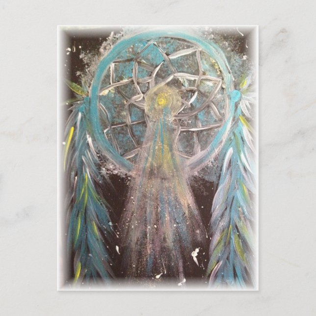 Postal Dreamcatcher Angel (Anverso)