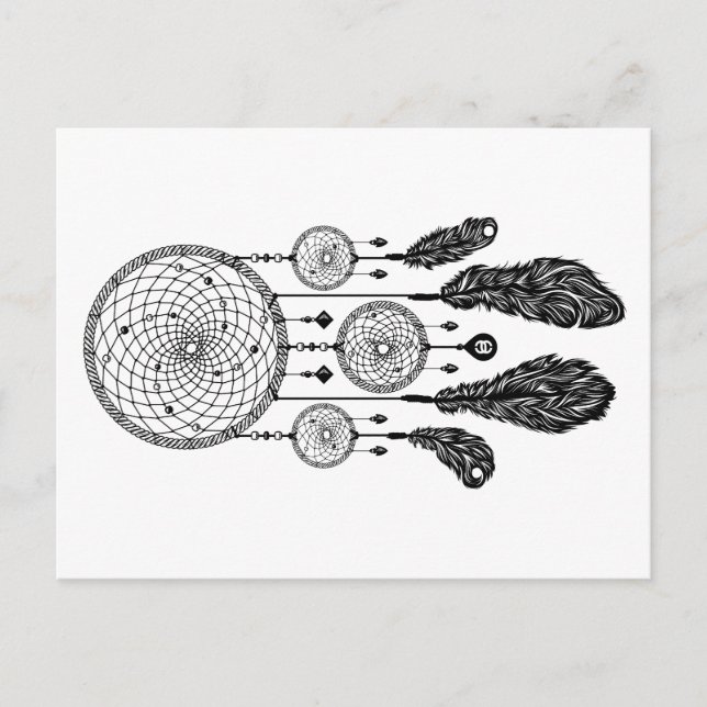 Postal Dreamcatcher - Postcard (blanco) (Anverso)