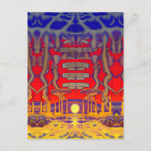 Postal Dreamland psicodélico